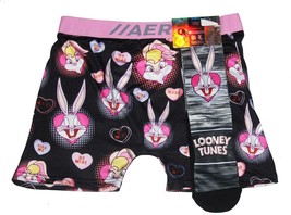 2-Pc Aeropostale Bugs Bunny &amp; Lola Candy Hearts Lmtd Ed Boxers &amp; Crew Socks Mn&#39;s - £23.97 GBP