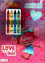 Trolls - Love is the Hair - Coloring &amp; Activity Book with Includes Stickers - $6.99