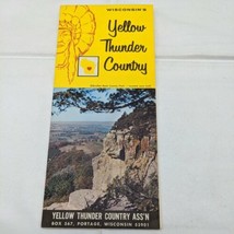 Wisconsins Yellow Thunder Country Portage Map Brochure - £13.99 GBP