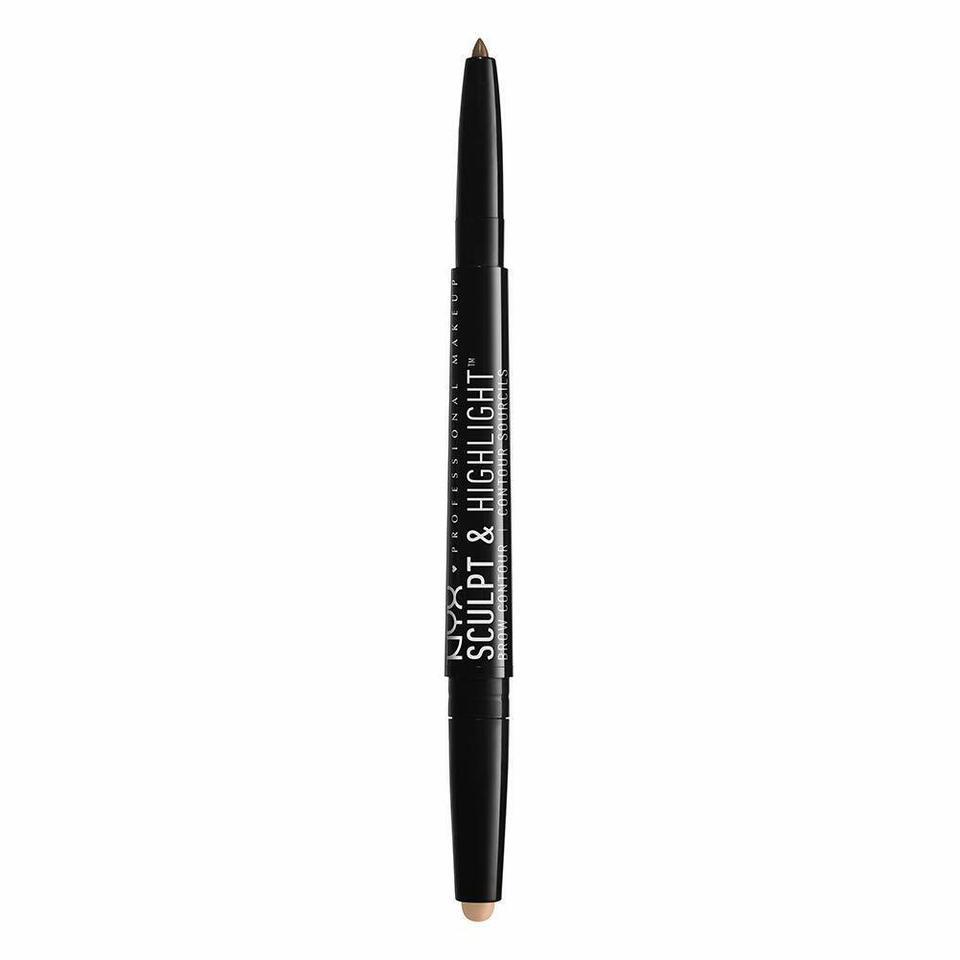 NYX MAKEUP Sculpt and Highlight Brow Contour, Eyebrow Pencil, 03 Soft Brown Rose