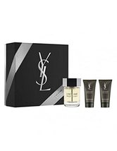 L&#39;homme by Yves Saint Laurent Gift Set for Men (3.3oz EDT Sp+ &amp; 1.6oz Sh... - £108.94 GBP