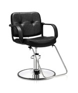 Black Hydraulic Barber Chair Salon Hair Stylist Station Beauty Spa Shamp... - £154.58 GBP