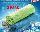 3X Instant Ice Cooling Towel Running Jogging Gym Sports Yoga Workout Chi... - £13.43 GBP