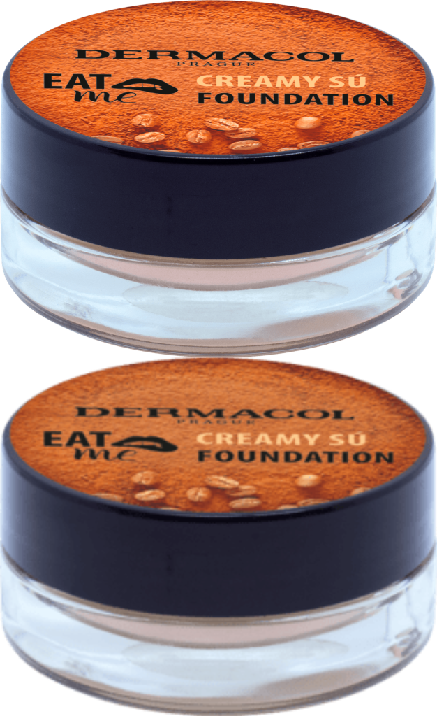 Dermacol Eat Me Foam makeup Creamy Sú Foundation Shades 01 / 02, 10 g Vegan NEW - $27.05