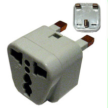 New Universal to UK Plug Adapter Travel Socket Wall Power AC Converter E... - £15.65 GBP