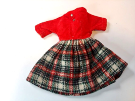 1964 Ideal TAMMY School Daze Plaid Corduroy Dress #9133-0  #9933-3 - $19.75