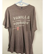Jim Beam &#39;Vanilla Just Gave Bourbon a Little Compliment&#39; T-Shirt Brown, ... - $20.46 CAD