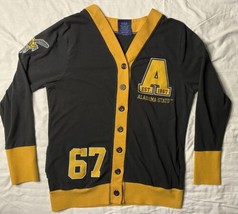 Big Boy Headgear Cardigan Men’s Med Yellow &amp; Black Alabama State Hornets Sweater - $75.00