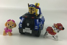 Paw Patrol Rescue Pups Chase Police Tow Truck Vehicle Marshall Skye Spin Master - £23.69 GBP