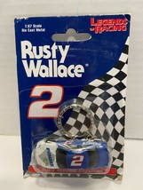 Racing Champions Stock Cars NASCAR Rusty Wallace #2 Die-Cast Car Keychain - £3.50 GBP