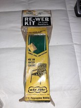 Airlite Reweb Webbing Kit For Lawn Furniture Green  2.25&quot; x 17 Ft New ol... - $9.59