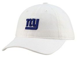 New York Giants NFL Reebok White Slouch Relaxed Hat Cap Adult Adjustable - $16.99