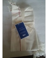 Pier 1 Napkin Set White With Red Contains 4 20 X 20 - $19.79