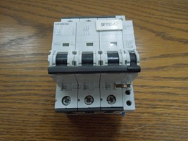 Siemens 5SY7340 40A 3p 400V/480V Din Rail Mount Breaker w/ Auxiliary Switch Used - £78.69 GBP