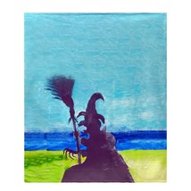 Betsy Drake Wicked Witch Fleece Throw - £51.32 GBP