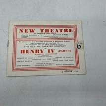 Playbill Theater Programma Nuovo Teatro Henry IV Parte I - £29.20 GBP