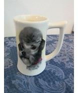 Porcelains Unlimited Poofy Hair Schnauzer Dog Mug Stein 6&quot;   - $34.06 CAD