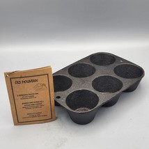 Old Mountain 10122 Cast Iron Heavy 6 Cup Cake Muffin Pan - $28.05