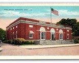 Post Office Building Dowagiac Michigan MI UNP WB Postcard E19 - $3.91