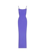 SKIMS Soft Lounge Slip Dress Long Midi/Maxi Dress Tank Dress Tanzanite S... - $56.09