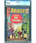 Avengers #25 (1966) CGC 7.5 - O/w to white; Doctor Doom and Fantastic Fo... - £482.82 GBP