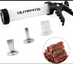 Jerky Gun Kit, Food Grade Plastic, 1LB Capacity, 3 Nozzles Included - $550.46 MXN