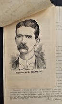 Lot 1899 Antique Wm Abernethy President Rutherford College Letters Engraving - £54.26 GBP