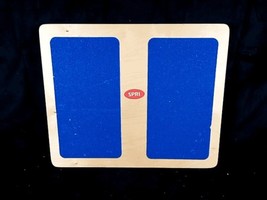3 -SPRI Wooden Balance Board For Exercise - Blue 17.5x14.5 Inches - Gym - Workou - £37.92 GBP