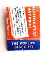 Writewell Co Address Labels Vintage Matchbook Order Form Matches Unstruc... - $28.01 CAD