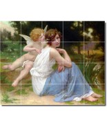 Guillaume Seignac Angels Painting Ceramic Tile Mural BTZ08264 - €173,50 EUR+