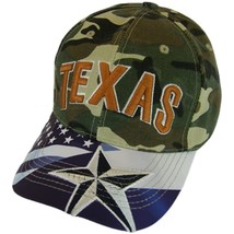Texas American Flag Adjustable Baseball Cap (Military camo) - £11.92 GBP