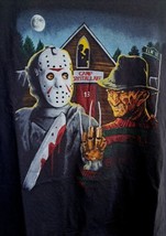A Nightmare On Elm St. American Gothic T-Shirt XL Freddy Krueger Jason V... - £13.21 GBP