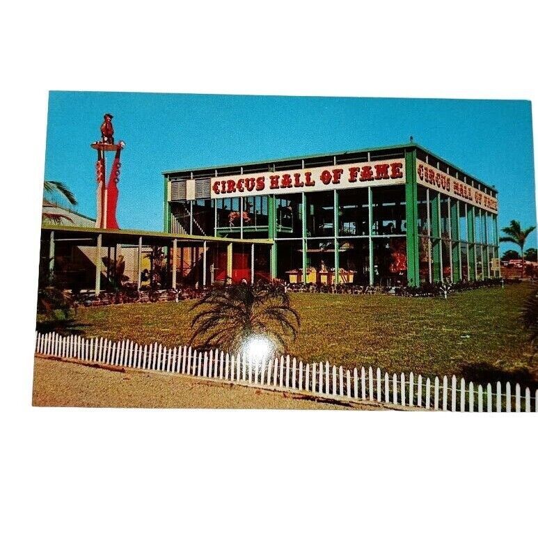 Primary image for Circus Hall of Fame Main Entrance Sarasota FL Postcard 6C-K273 Unposted Vtg