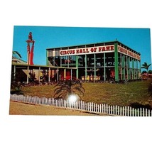 Circus Hall of Fame Main Entrance Sarasota FL Postcard 6C-K273 Unposted Vtg - £3.15 GBP