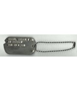 Vintage Dog tag WW2 military grover c stowe jr (#3) - $987.12 MXN