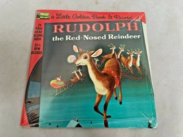 Disneyland Rudolph The Red-Nosed Reindeer Golden Book And Record NEW SEALED  - £23.70 GBP