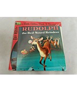 Disneyland Rudolph The Red-Nosed Reindeer Golden Book And Record NEW SEA... - $29.65