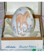 1981 Noritake Bone China Easter Egg, Pony, Butterflies, 11th Limited Edi... - £11.01 GBP