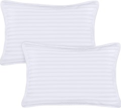 Toddler Pillow White 2 Pack 14x19 Small Pillow for Kids Soft and Breathable Cott - £38.02 GBP