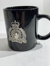 Vintage RCMP Royal Canadian Mounted Police Black Cup Mug Pewter 3D Bison... - £15.49 GBP