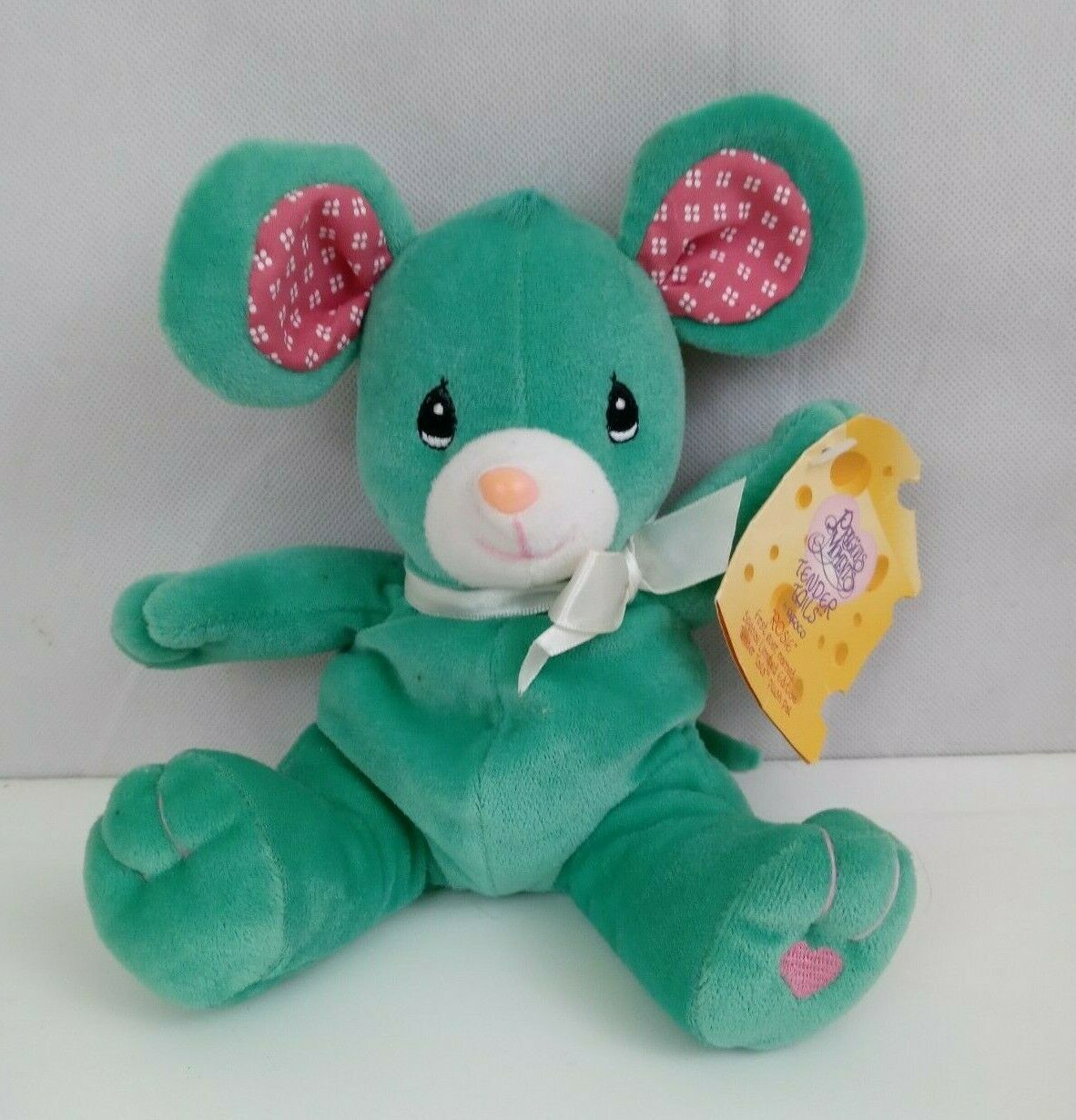 Primary image for New Vintage 1998 Enesco Precious Moments Tender Tails Rosie Mouse 8" Plush