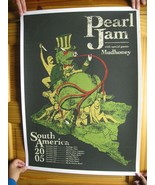 Pearl Jam Poster with Mudhoney Concert 2005 South America - €193,26 EUR