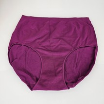 Ellen Tracy Seamless Microfiber Nylon Panties Briefs Purple L 7 NWOT - $12.19 CAD