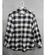 LL Bean Flannel Shirt Mens Sz L Tall Long Sleeve Button Cotton Slightly ... - £18.05 GBP