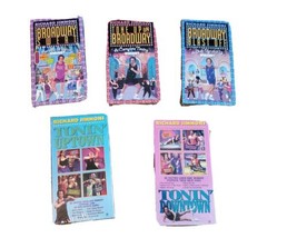 New Sealed 5 Richard Simmons Broadway Tonin Series Workout VHS Video Tapes Lot - £19.29 GBP