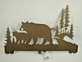 Lazart Huckleberry Bears Coat or Hat Rack  20 inch Metal Decorative Wall Mounted - £29.12 GBP