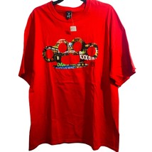 NEW 10.Deep Red T-shirt Tee Shirt XL  New York Scene on  Brass Knuckle - £55.38 GBP