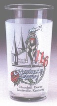1990 - 116th Kentucky Derby Glass in MINT Condition - UNBRIDLED - $12.00