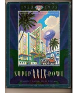 Super Bowl 29 XXIX program 49ers Chargers Superbowl SB - $652.93 MXN