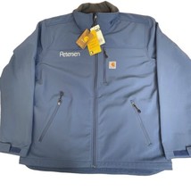 NEW Carhartt Jacket Mens XL Nylon Spandex Full Zip Denwood Fleece Lined - £48.35 GBP